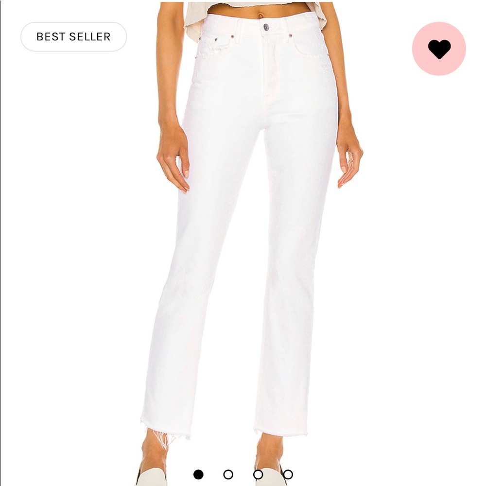Grlfrnd Revolve White Jeans